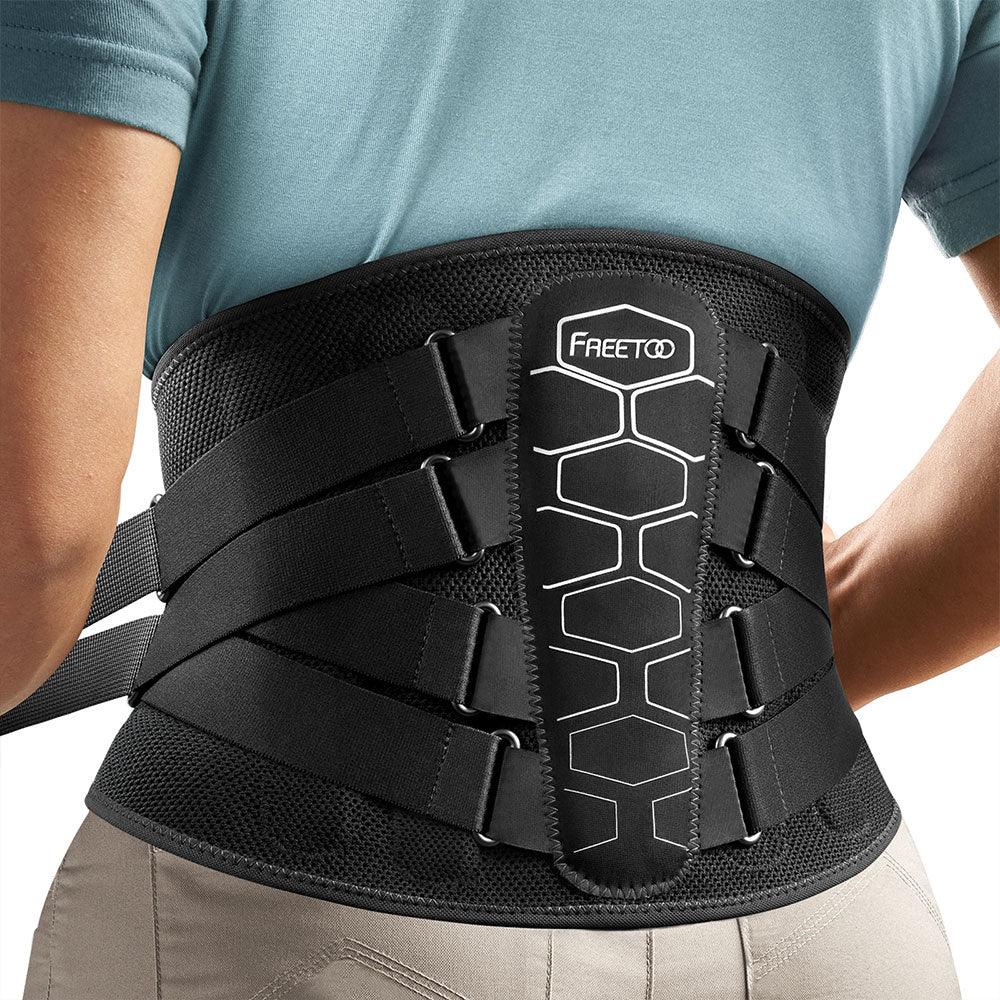 thumbnail image 2 of Adjustable Herniated Back Support Belt – Lumbar Waist Brace For Sciatica Pain Relief 2 of 4